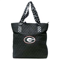 Quilted UGA® Tote Bag