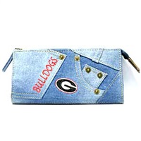 Denim UGAï¿½ Wristlet