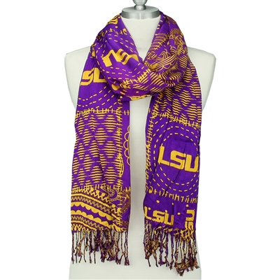 Multi Print Tigers Scarf