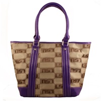 The International Handbag Shoulder Tote Bag Purse Louisiana State University