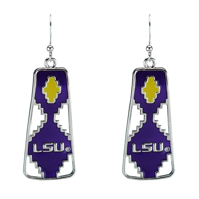 LSU 475 | Aztec Print Earrings Elaine