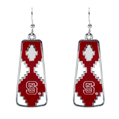 NC STATE 475 | Aztec Print Earrings Elaine