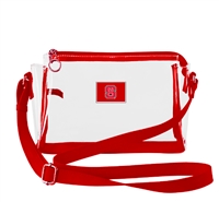 NC STATE 4156 | NCSU SMALL CLEAR HANDBAG