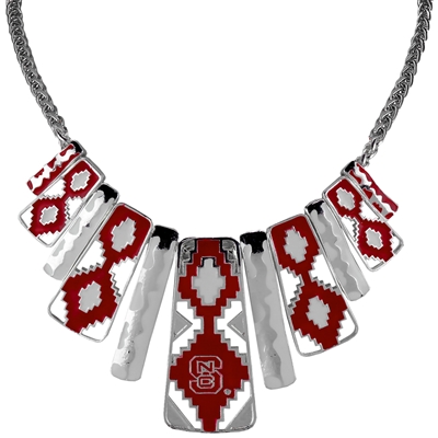 NC STATE 675 | Aztec Print Necklace Nova