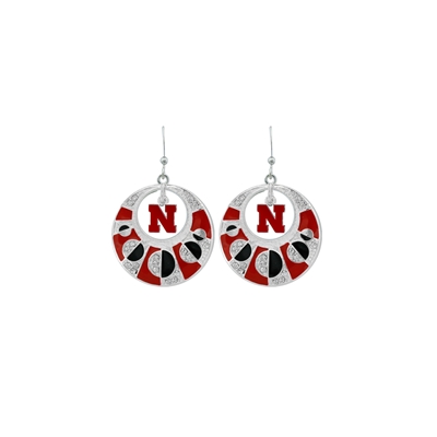 NEBRASKA 447 | Moon Circle Earrings