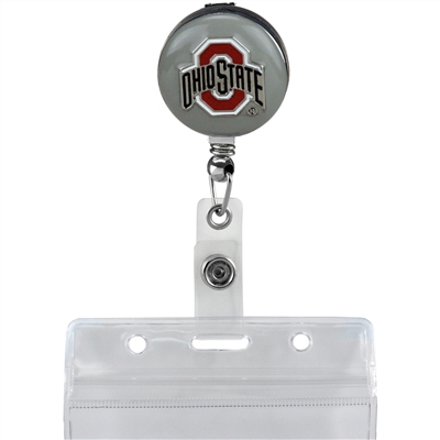 College Fashion Ohio State University Retractable ID Lindy Lanyard Badge Reel