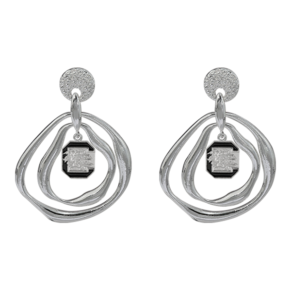 SOUTH CAROLINA 4043 | CRYSTAL LOGO EARRINGS