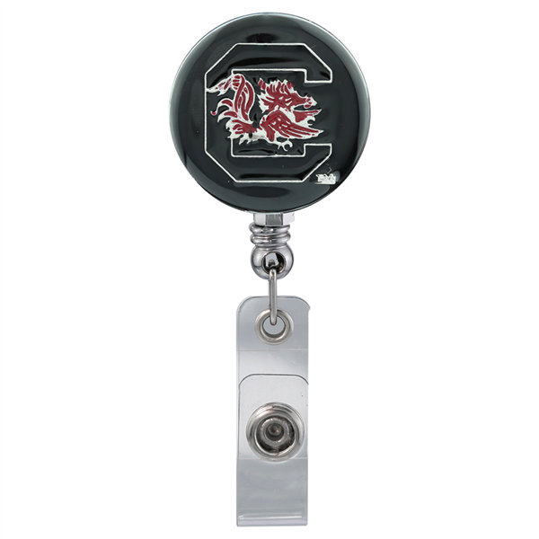 College Fashion University of South Carolina Retractable ID Lindy Lanyard Badge Reel