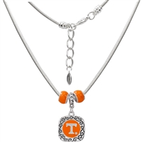 TENNESSEE 6026 | Two Sided Square Logo Charm Necklace