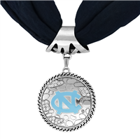 College Fashion University of North Carolina Crystals Ornate Scarf Pendant Charm