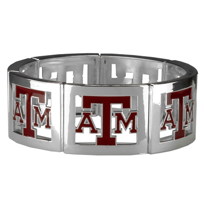 Square Stretch Aggies Silver Jewelry