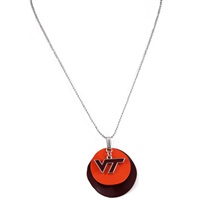 Silver Necklace Virginia Tech Hokies