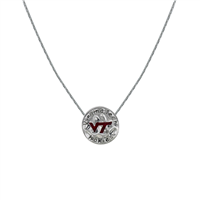 Neunice Virginia Tech Circle Script Necklace