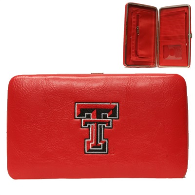 Texas Tech Red Clutch Wallet Case TT
