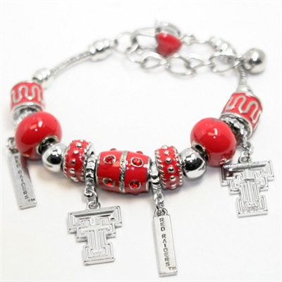 TEXAS TECH 338 | Quad-Charm Bracelet