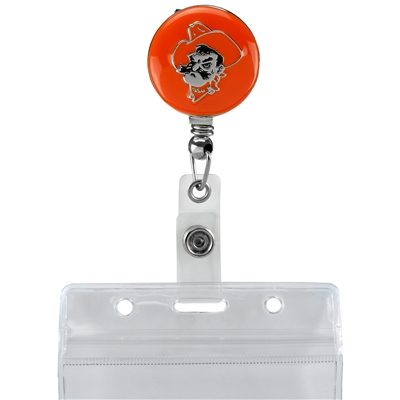 College Fashion Oklahoma State University Retractable ID Larry Lanyard Badge Reel