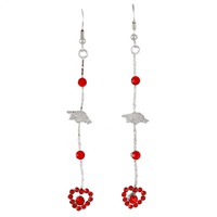 ARKANSAS 417 | Pride Heart Drop Earrings