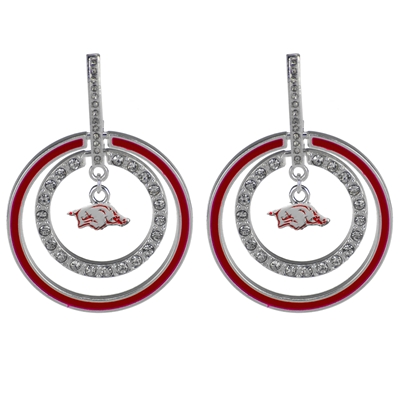 ARKANSAS 441 | Double Circular Logo Earrings