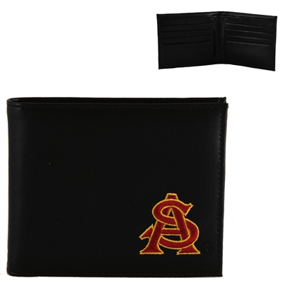 Arizona State Men's Wallet Bi-Fold Billfold Sun Devils