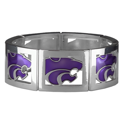 Square Stretch Wildcats Silver Jewelry