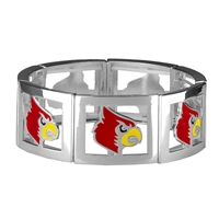 Square Stretch Razorbacks Silver Jewelry