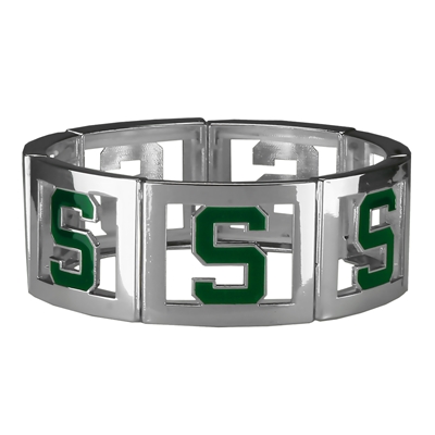 Square Stretch Spartan Silver Jewelry