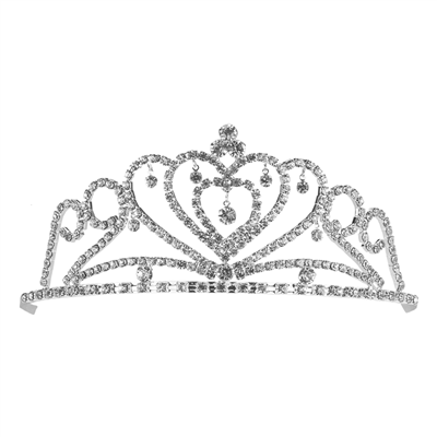 CRYSTAL HEART TIARA