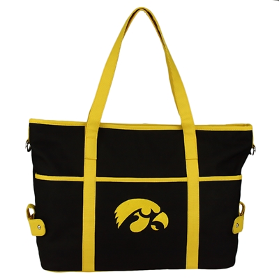 Iowa Jamie Tote Handbag Shoulder Purse Herky Hawk