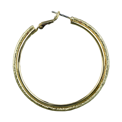 DAZZLING DOUBLE HOOP EARRINGS | GOLD