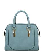 BLUE SHOULDER HANDBAG