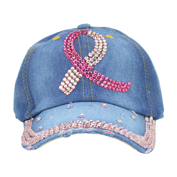 BREAST CANCER AWARENESS SOFT COTTON WHOLESALE HAT