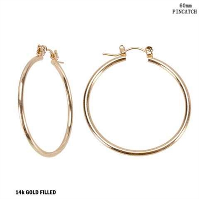 60MM STATEMENT HOOP EARRINGS | GOLD