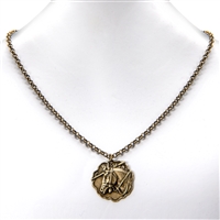 Horse Head Medal Necklace
