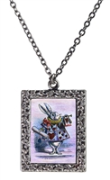 Alice in Wonderland - Rabbit with Horn Necklace