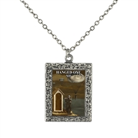 12 Hanged One Tarot Card Frame Necklace