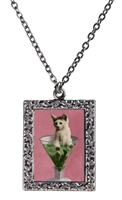 Kitten-Tini Frame Necklace