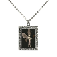 Fairy with Candle Frame Necklace
