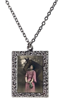 Gypsy in Pink with Horse Frame Necklace