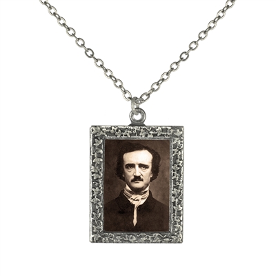 Edgar Allan Poe Frame Necklace