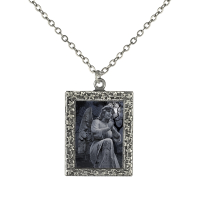 Nightfall Angel  Frame Necklace