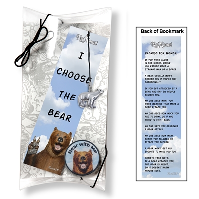 I Choose the Bear Phone Stand and Bookmark Gift Set