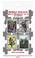 Alice in Wonderland Postcard Set #2