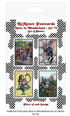 Alice in Wonderland Postcard Set #2