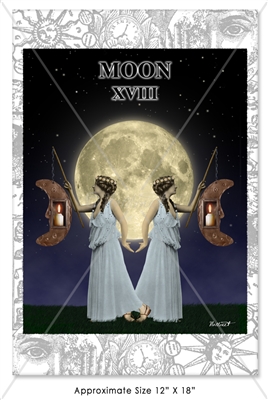 The Moon Tarot Poster