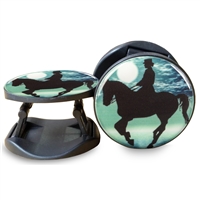 Dressage Under the Moon Mobile Phone Stand