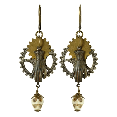 Get Ahead Steampunk Earrings