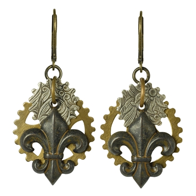 Steam Fleur Earrings