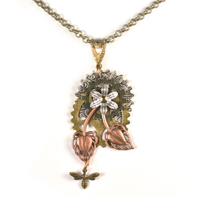 Susan B Anthony Steampunk Necklace