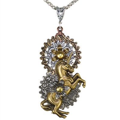 Steampunk Unicorn Necklace