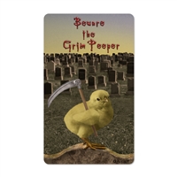 Beware the Grim Peeper Sticker